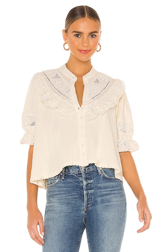 Free People Walk In The Park Top in White | REVOLVE
