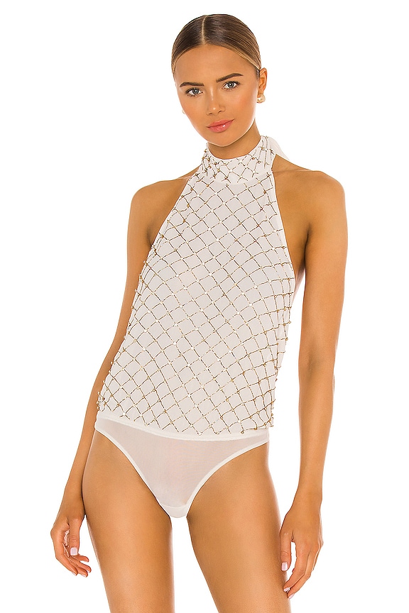 view 2 of 6 Bling Bling Cha Ching Bodysuit in Ivory