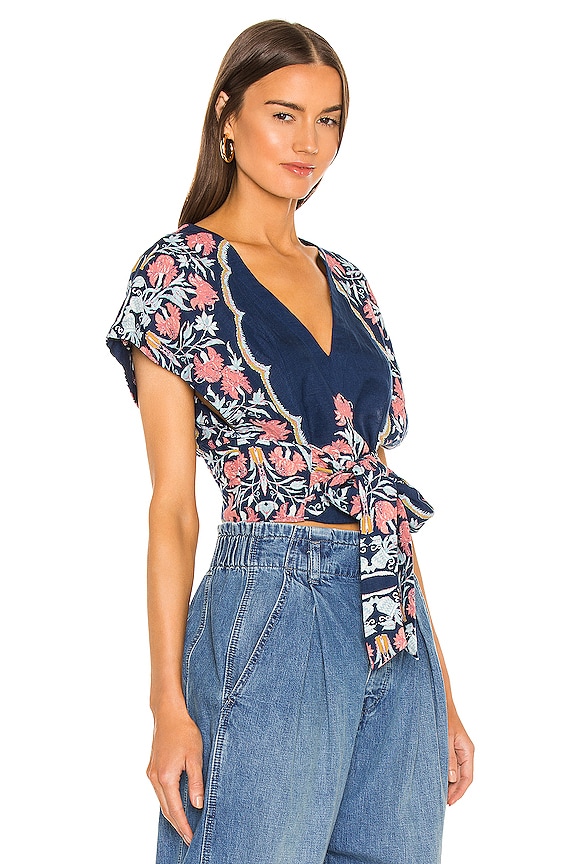 view 2 of 4 Arielle Printed Top in Dark Combo