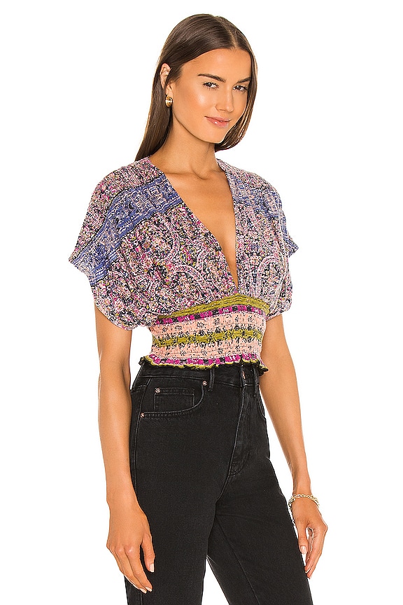 view 2 of 4 Next Vacation Top in Black Combo