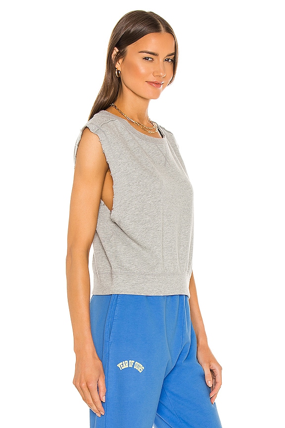 view 2 of 4 X FP Movement Kick It Muscle Sweat Tee in Heather Grey