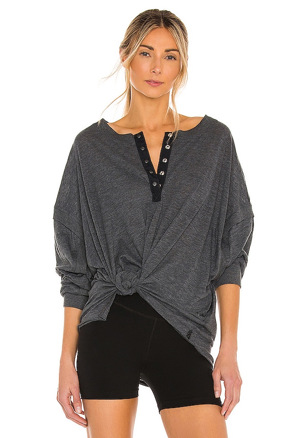 Free People X FP Movement One Up Long Sleeve Top in Black | REVOLVE