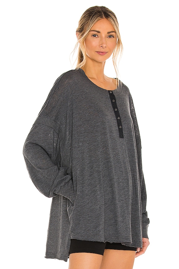 Free People X FP Movement One Up Long Sleeve Top in Black | REVOLVE