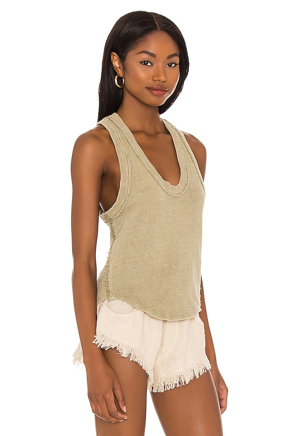 view 2 of 4 Slim N Simple Tank in Curly Willow