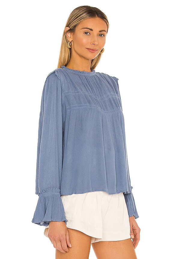 view 2 of 4 Kelsey Top in Blue Metal