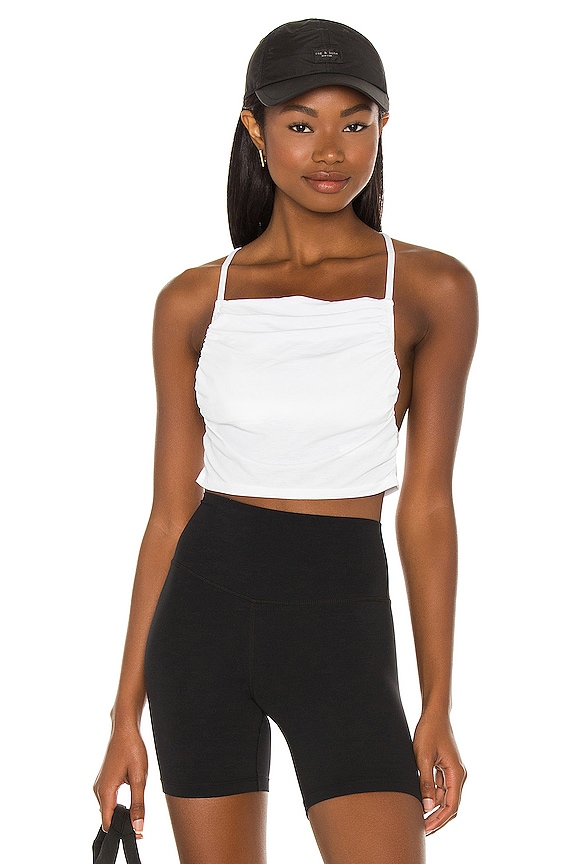 view 1 of 4 CAMISOLA SHIRR THING in White