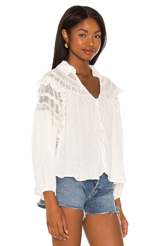 view 2 of 4 X REVOLVE Veronica Blouse in Optic White