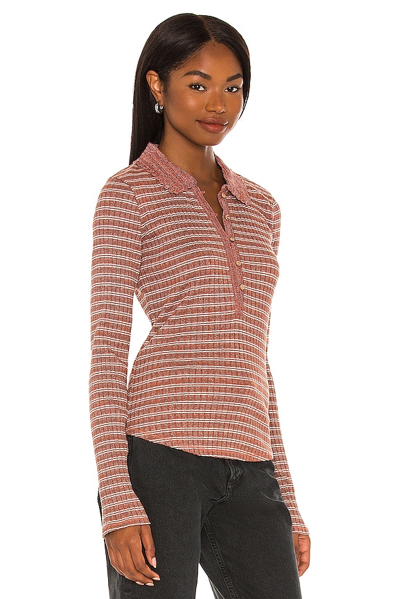 view 2 of 4 Delilah Top in Rust