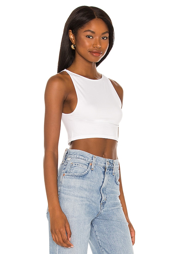 view 2 of 4 Boatneck Brami Tank in White