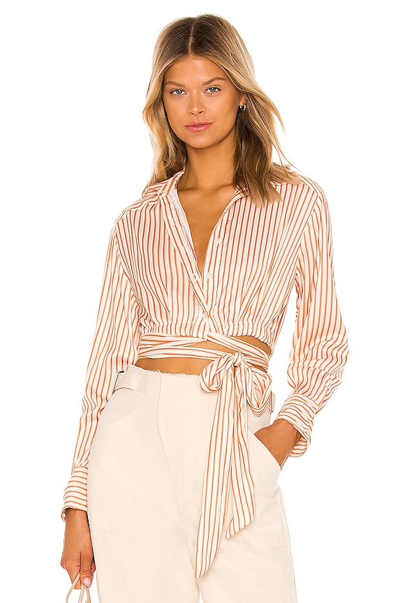 view 1 of 4 X REVOLVE My Everything Wrap Top in Ivory Combo