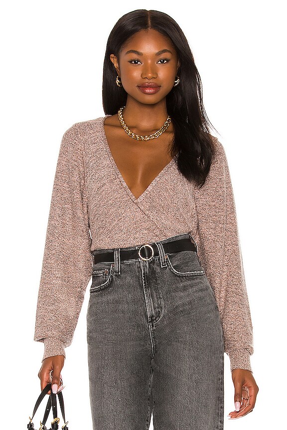 view 1 of 4 Going For Gold Sweater in Rose