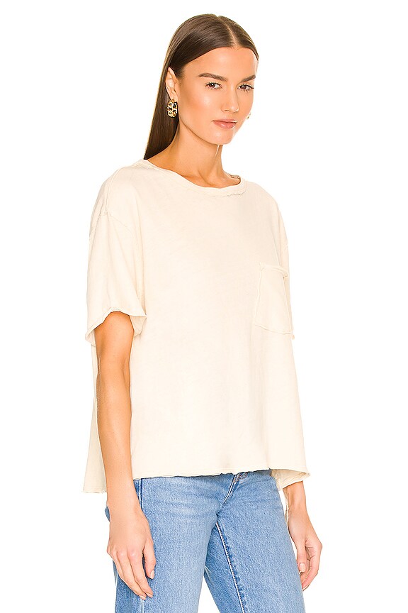 view 2 of 4 T-SHIRT AVEC 1 POCHE WE THE FREE CARE FP in Stone