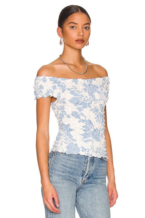 view 2 of 4 Dominique Top in Ivory Combo