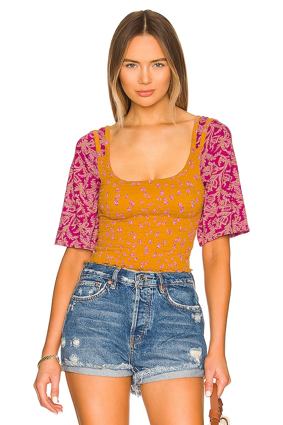 view 1 of 4 Marigold Tee in Golden Combo