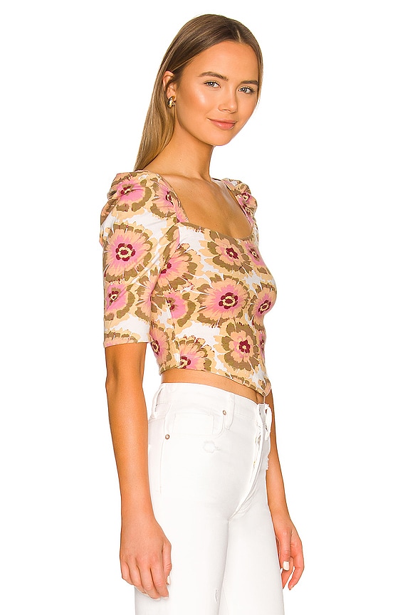 view 2 of 4 Give Me More Top in Ivory Combo