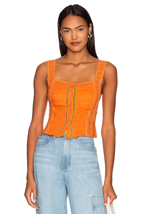 view 1 of 4 CAMISETA TIRANTES FREE PEOPLE MAGGIE in Super Tropical