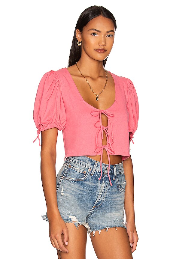 view 2 of 4 ФУТБОЛКА FREE PEOPLE KITTY in Velvet Rose