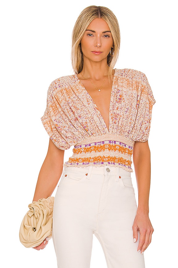 view 1 of 4 Next Vacation Top in Ivory Combo