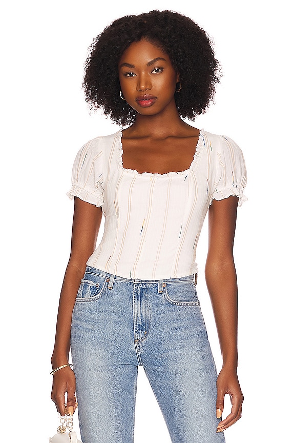 view 1 of 4 Serotonin Top in Ivory