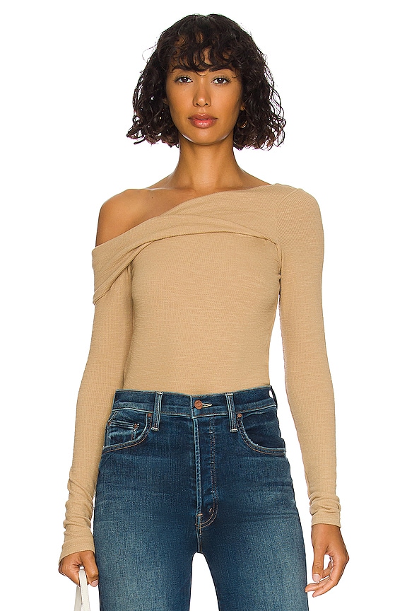 view 1 of 4 Addie Layering Top in Winter Wheat