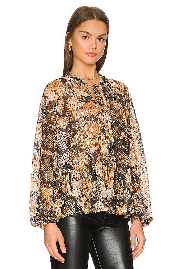 view 2 of 4 FREE PEOPLE NIGHT 탑 in Snake Combo