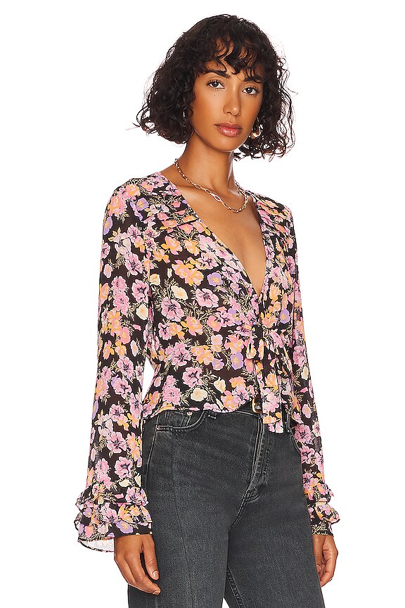 view 2 of 4 Maybel Blouse in Black Combo