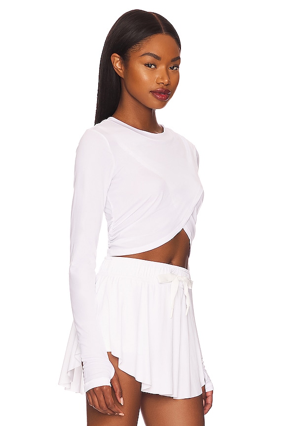 view 2 of 4 x FP Movement With A Twist Layer Top in Painted White