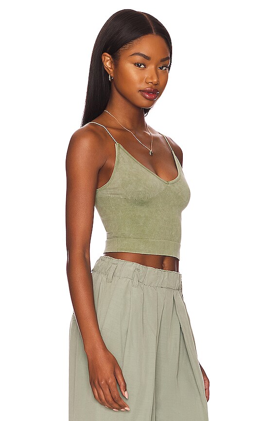 view 2 of 4 SOUTIEN-GORGE CARACO FREE PEOPLE in Washed Army