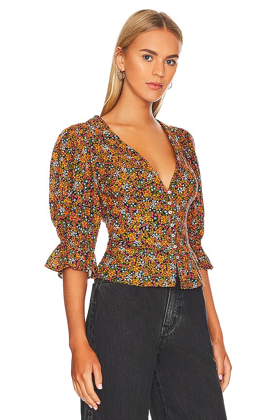 view 2 of 4 БЛУЗКА FREE PEOPLE I FOUND YOU in Navy Combo