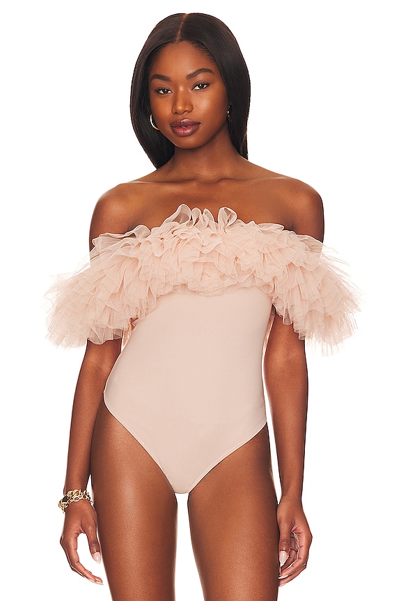 view 2 of 5 Big Love Bodysuit in Dusty Pink