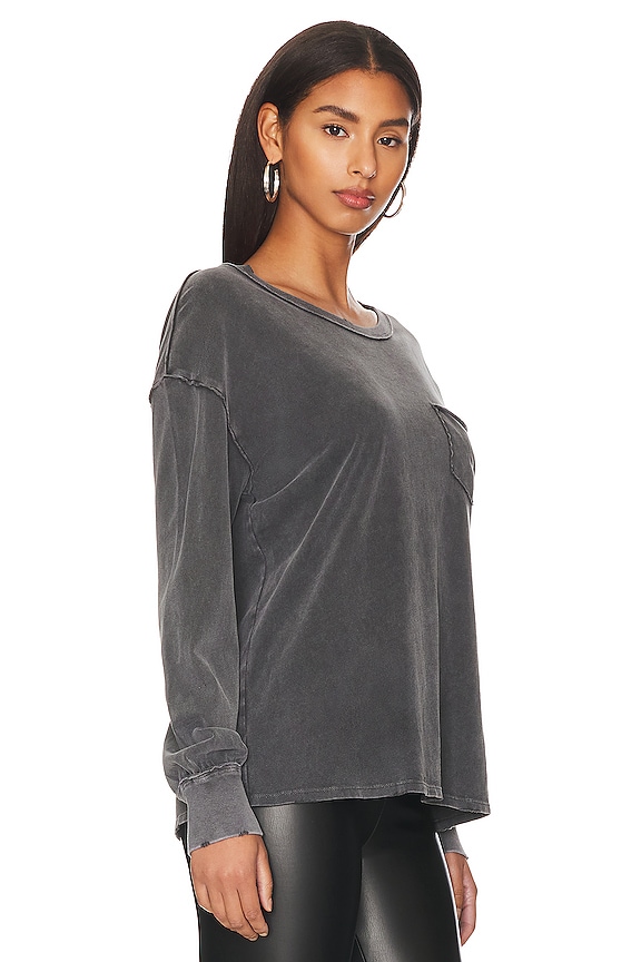 view 2 of 4 x We The Free Fade Into You Top in Washed Black