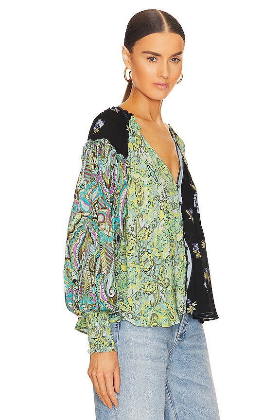 view 2 of 4 Gemini Blouse in Dark Knight Combo