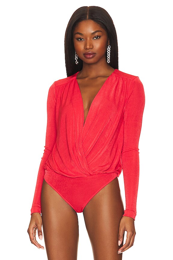 view 2 of 5 Turnt Bodysuit in Bella Rosa