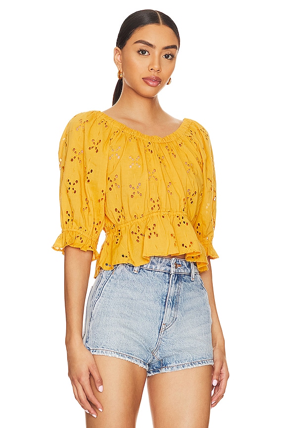 view 2 of 4 Gardenia Top in Golden Girl