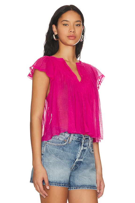 view 2 of 4 Padma Top in Magentiful