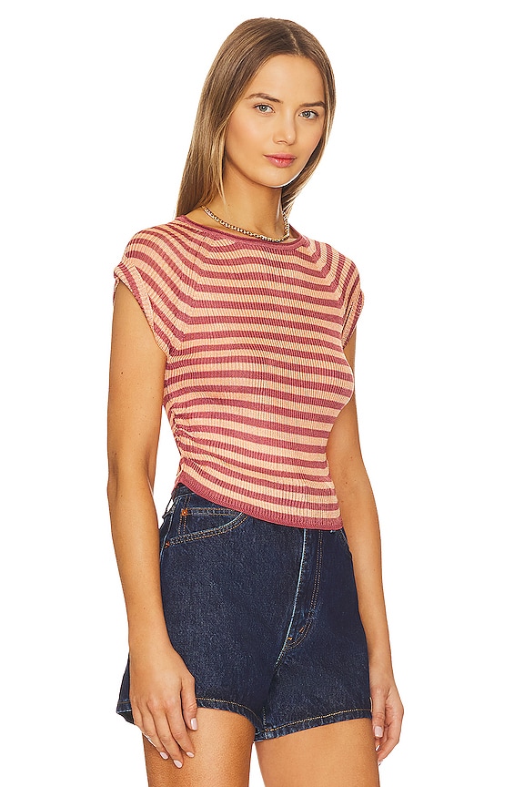 view 2 of 4 Slinky Baby Tee in Redwood Peach