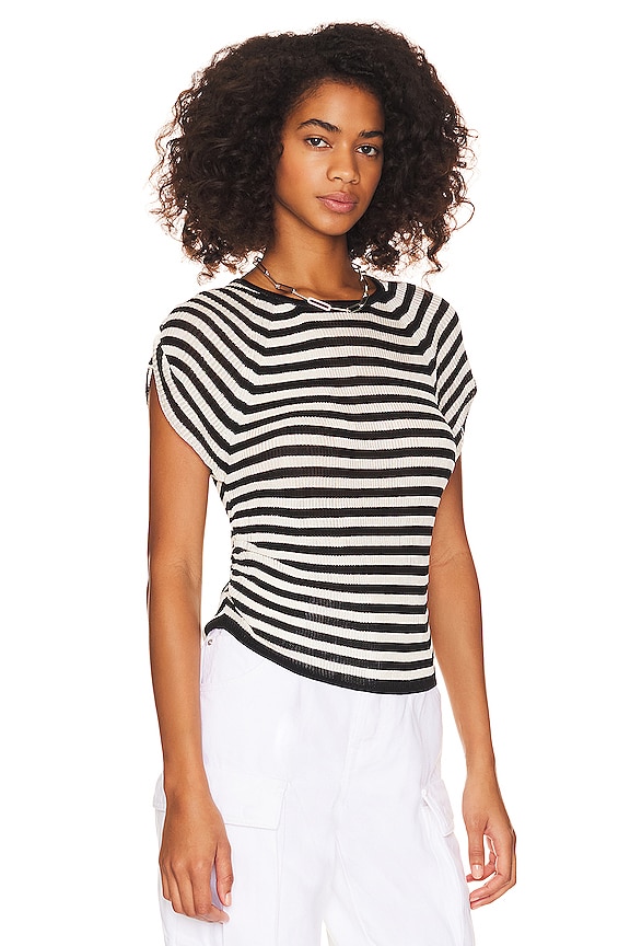 view 2 of 4 Slinky Baby Tee in Black Garendia