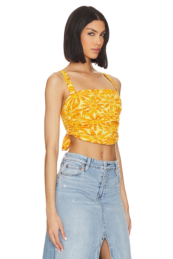 view 2 of 4 DÉBARDEUR FREE PEOPLE ALL TIED UP in Yellow Combo