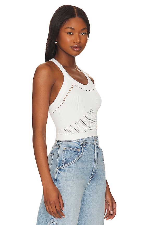 view 2 of 4 x FP Movement Serendipity Crochet Tank in White