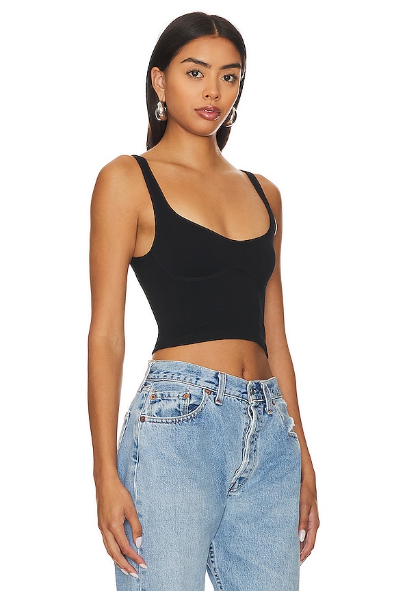 view 2 of 4 X Intimately FP Meg Seamless Crop in Black