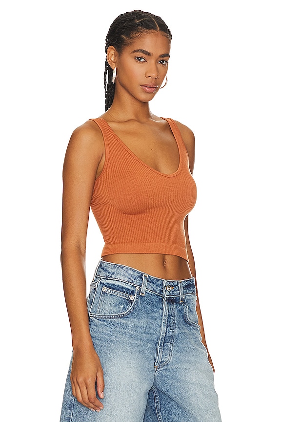 view 2 of 4 x Intimately FP Solid Rib Cami In Caldera in Caldera