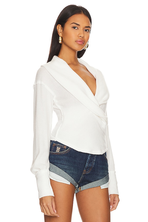 view 2 of 4 Hold Me Close Blouse in Ivory