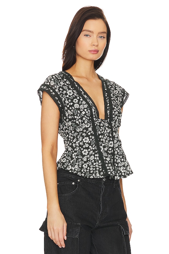 view 2 of 4 Landy Top in Black Combo