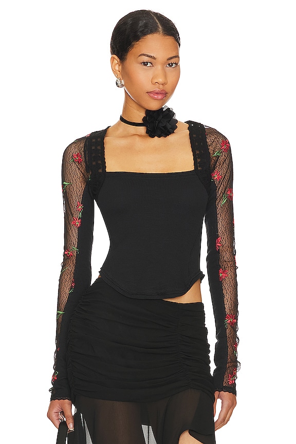 view 1 of 4 Jolie Top in Black Combo