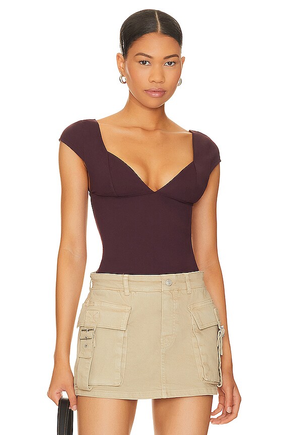 x Intimately FP Duo Corset Cami In Vintage Grape