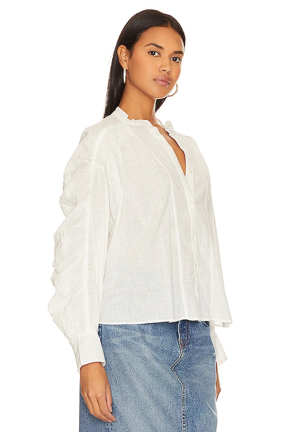 view 2 of 4 TOP CON BOTONES FREE PEOPLE MARAYA in Ivory