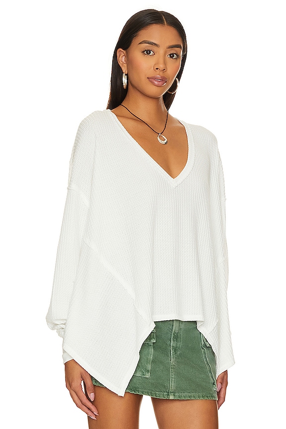 view 2 of 4 TOP THERMIQUE FREE PEOPLE CORALINE in Ivory