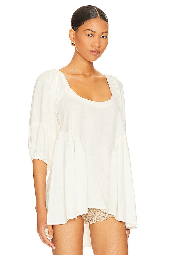 view 2 of 4 x Revolve Blossom Tunic in Optic White