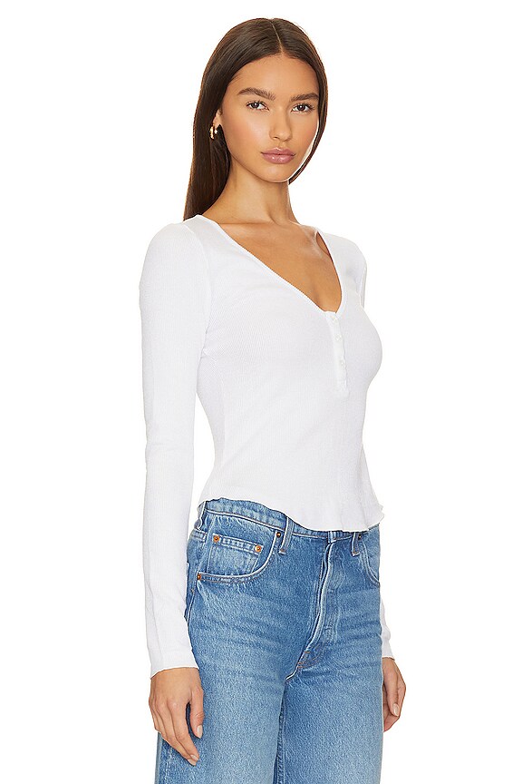 view 2 of 4 x Intimately FP Keep It Basic Top in Ivory
