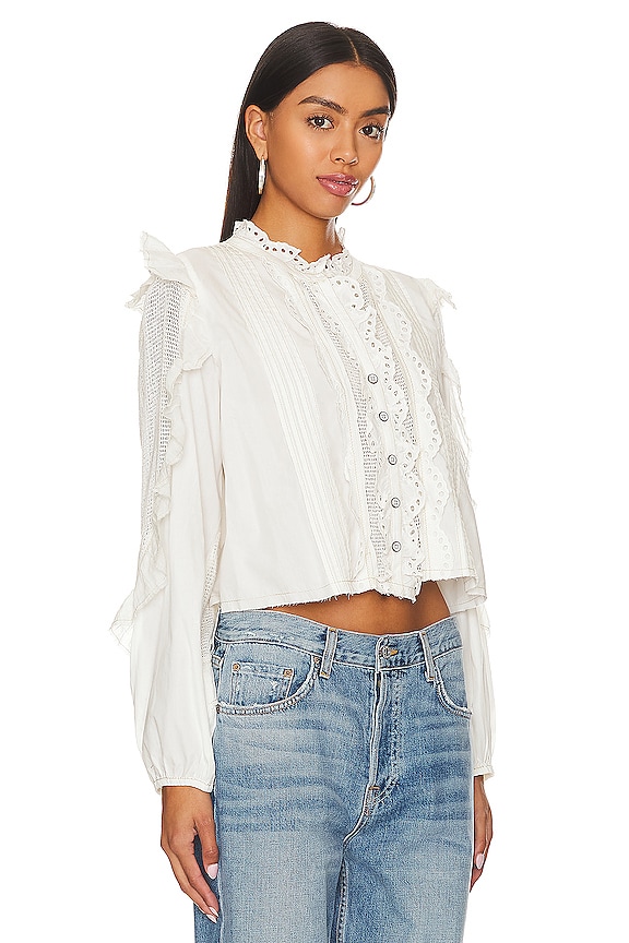 view 2 of 4 TOP VOLANTÉ WE THE FREE MASAI MAR in Ivory